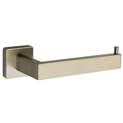Latoscana Square Paper Roll Holder In A Brushed Nickel Finish toilet paper holders Latoscana 