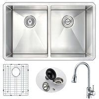 Thumbnail for ANZZI VANGUARD Series K32192A-044 Kitchen Sink Kitchen Sink ANZZI 