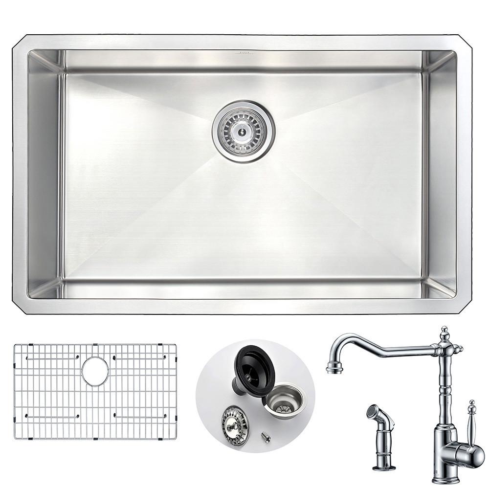 ANZZI VANGUARD Series KAZ3018-037 Kitchen Sink Kitchen Sink ANZZI 