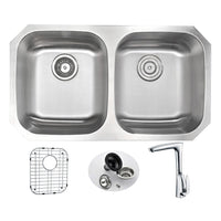 Thumbnail for ANZZI MOORE Series KAZ3218-034 Kitchen Sink Kitchen Sink ANZZI 