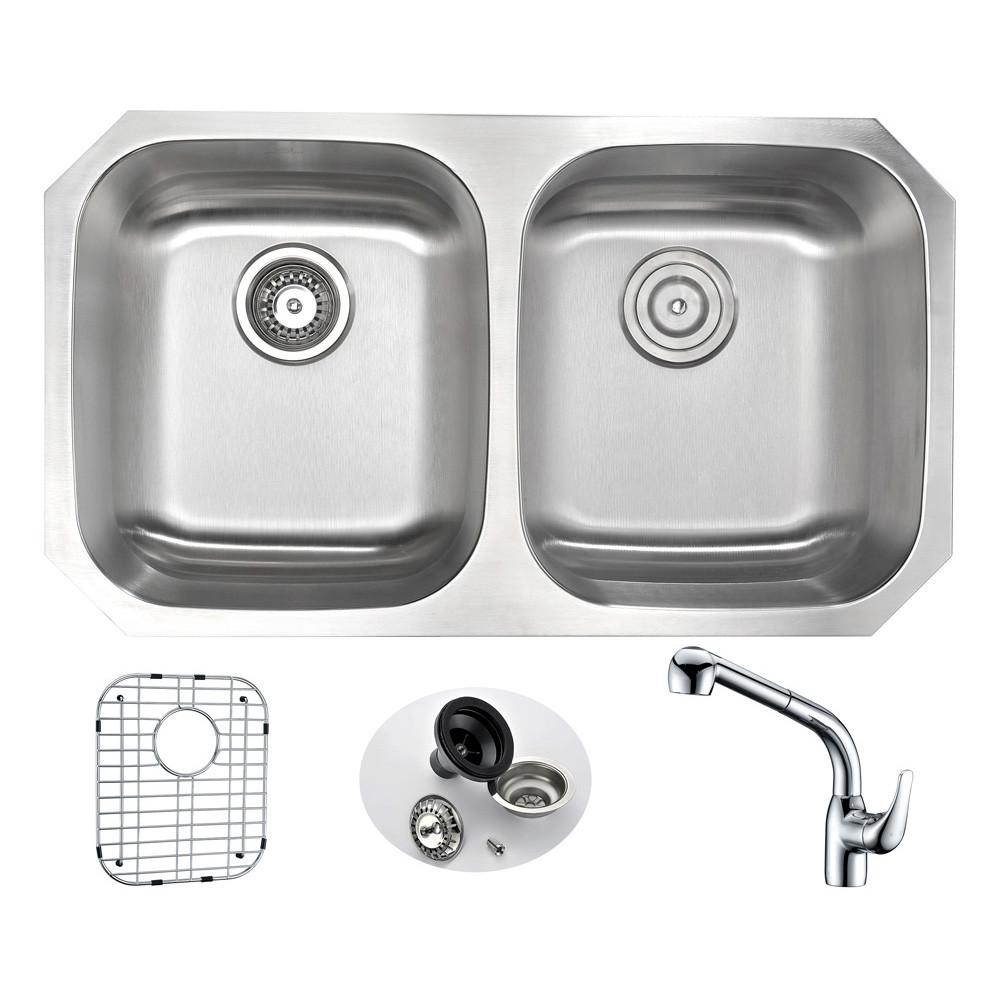 ANZZI MOORE Series KAZ3218-040 Kitchen Sink Kitchen Sink ANZZI 