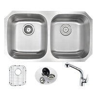 Thumbnail for ANZZI MOORE Series KAZ3218-040 Kitchen Sink Kitchen Sink ANZZI 
