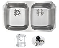 Thumbnail for ANZZI MOORE Series KAZ3218-102 Kitchen Sink Kitchen Sink ANZZI 