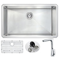 Thumbnail for ANZZI VANGUARD Series KAZ3219-034 Kitchen Sink Kitchen Sink ANZZI 