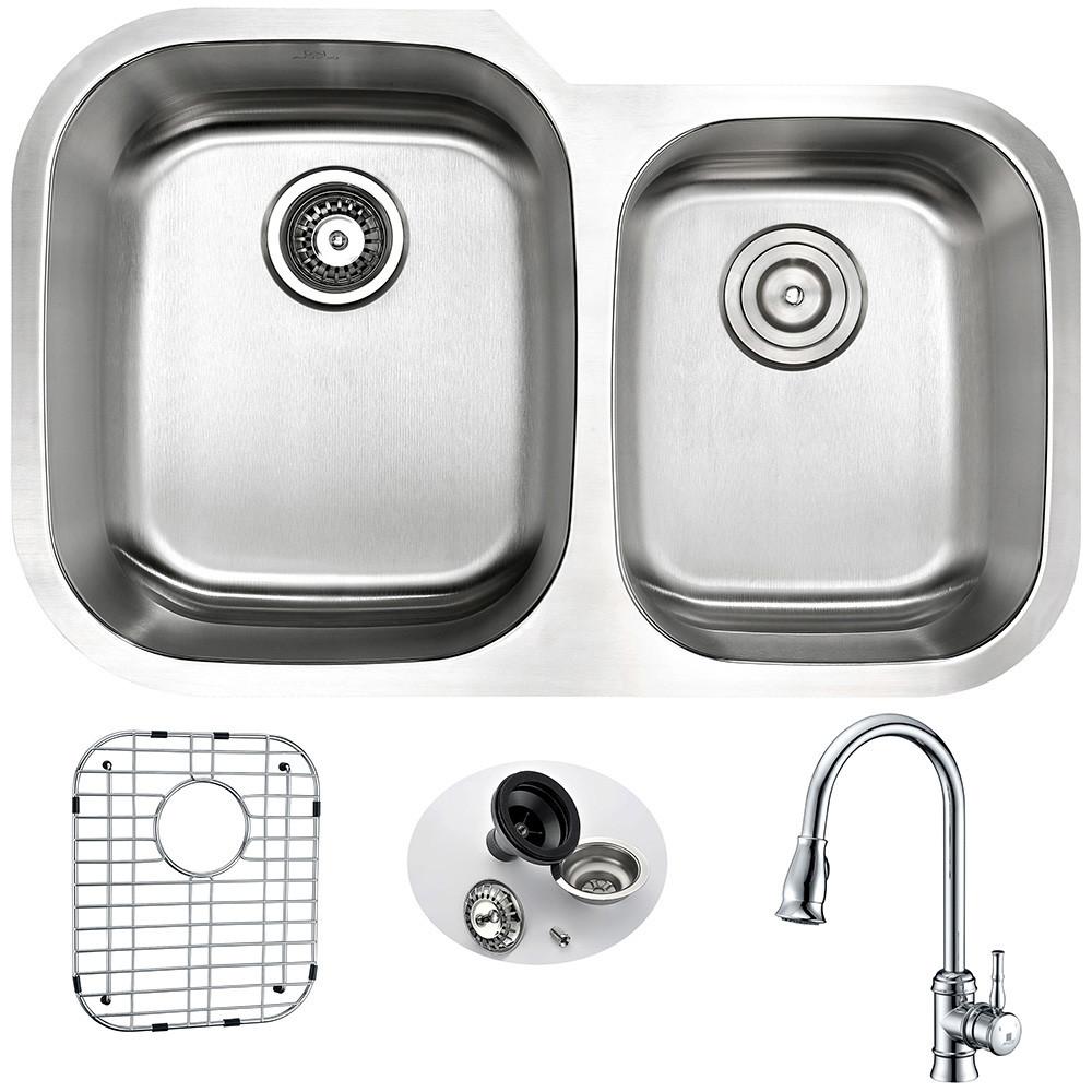 ANZZI MOORE Series KAZ3220-044 Kitchen Sink Kitchen Sink ANZZI 