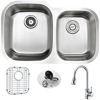 Thumbnail for ANZZI MOORE Series KAZ3220-044 Kitchen Sink Kitchen Sink ANZZI 