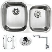 Thumbnail for ANZZI MOORE Series KAZ3220-102 Kitchen Sink Kitchen Sink ANZZI 