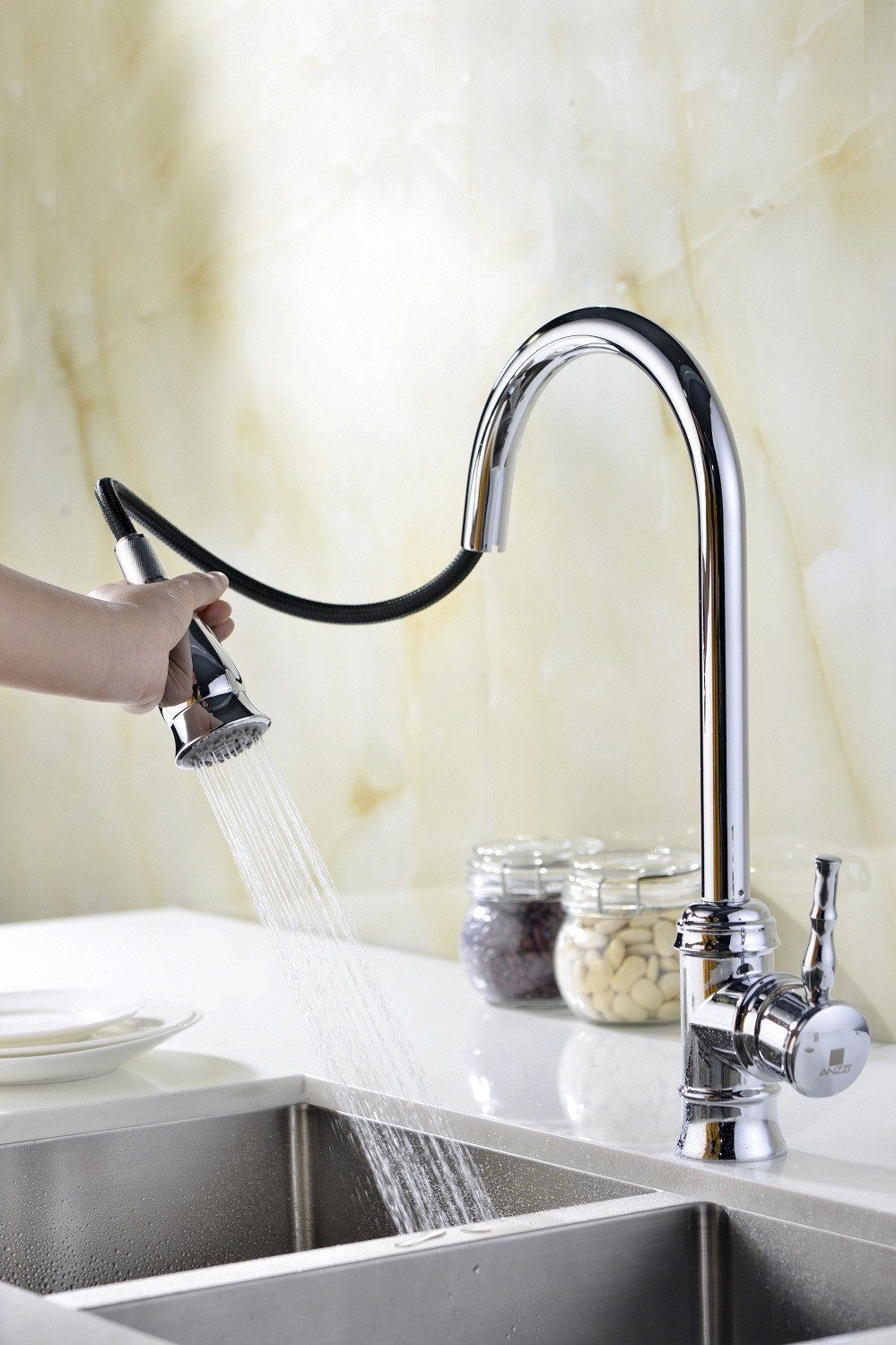 ANZZI Sails KF-AZ044 Kitchen Faucet Kitchen Faucet ANZZI 