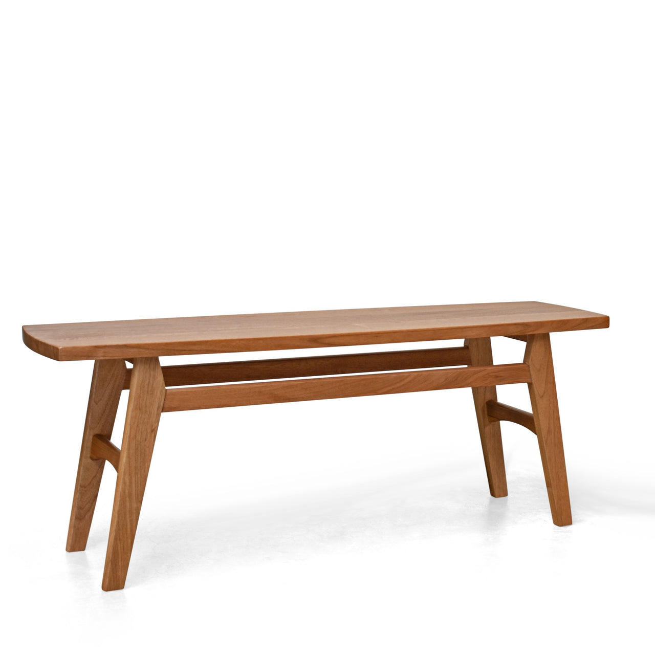 Kobe Bench, Natural Walnut Bench Gingko 46" 