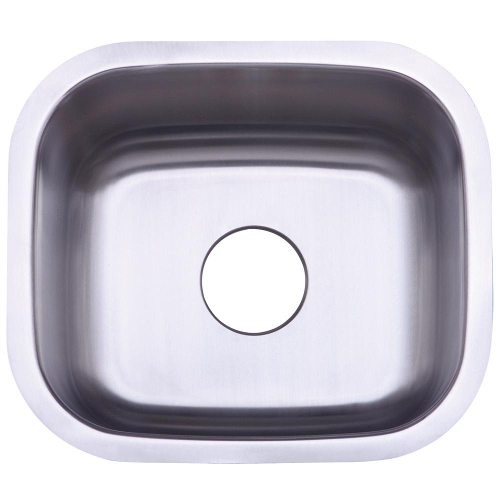 Gourmetier KU14167BN Undermount Single Bowl Kitchen Sink Kitchen Sink Kingston Brass Default Title 