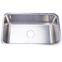 Thumbnail for Gourmetier KU311810BN Undermount Single Bowl Kitchen Sink Kitchen Sink Kingston Brass Default Title 