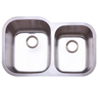 Thumbnail for Gourmetier KU32219DBN Undermount Double Bowl Kitchen Sink Kitchen Sink Kingston Brass Default Title 