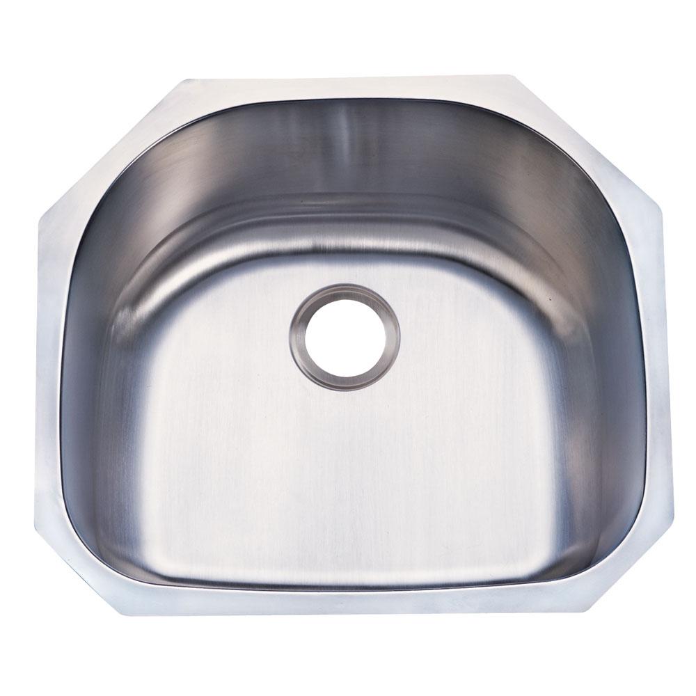 Gourmetier KUD24219BN Undermount Single Bowl Kitchen Sink Kitchen Sink Kingston Brass Default Title 