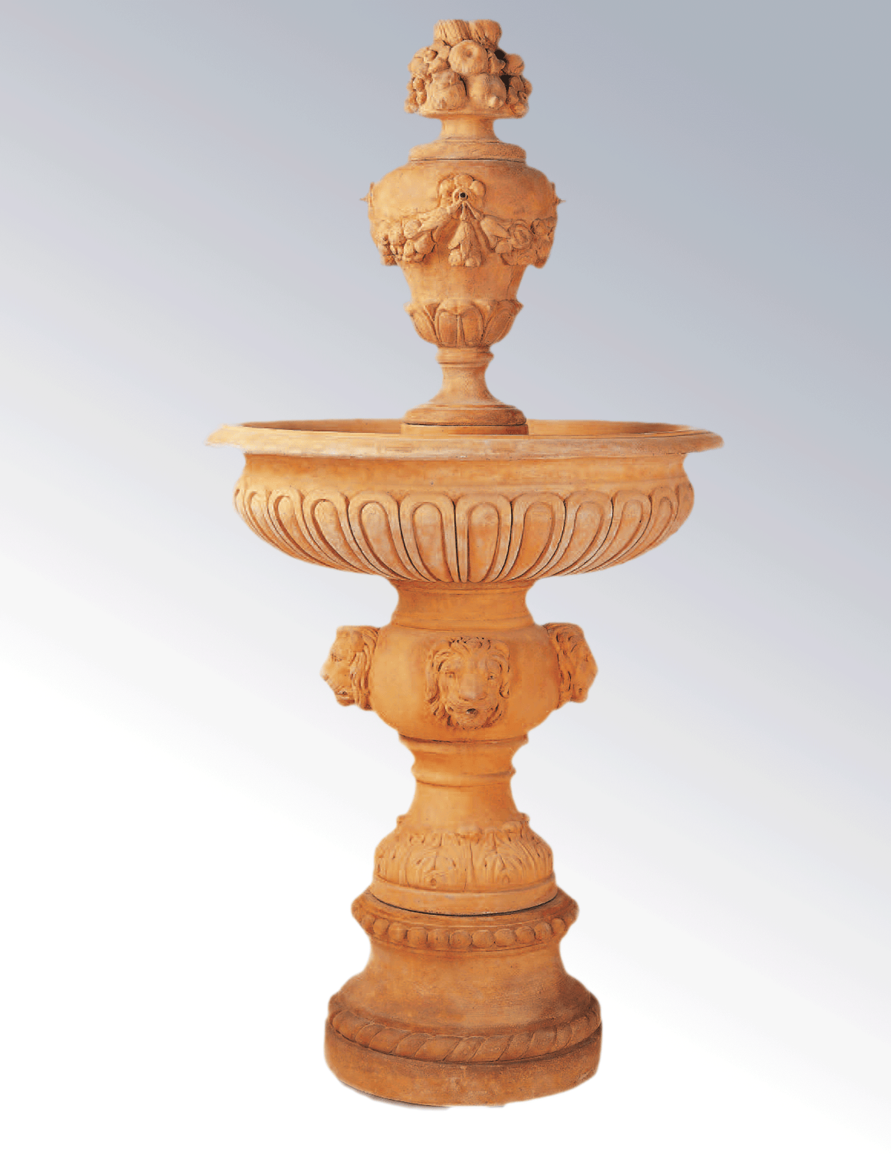 Kensington Cast Stone Outdoor Garden Fountain With Spout Fountain Tuscan 