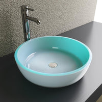 Thumbnail for Cantrio Glass Double Layered Green Vessel SInk Glass Series Cantrio 