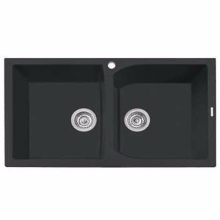 Latoscana CX0862 Kitchen Sink in 70UG BLACK MATT Finish Kitchen Sinks Latoscana 