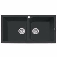 Thumbnail for Latoscana CX0862 Kitchen Sink in 70UG BLACK MATT Finish Kitchen Sinks Latoscana 