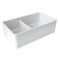 Thumbnail for Latoscana LTD3319W Farmhouse Kitchen Sink in FIRECLAY Finish Kitchen Sink Latoscana 