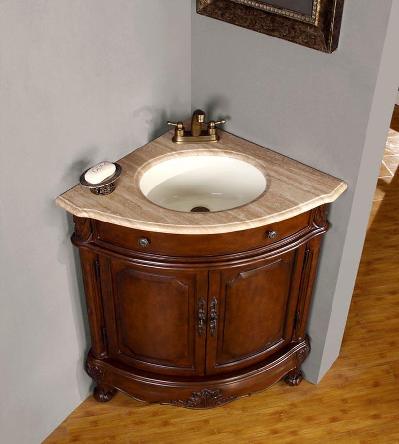 Silkroad 32" Traditional Single Sink Bathroom Vanity Vanity Silkroad Exclusive 
