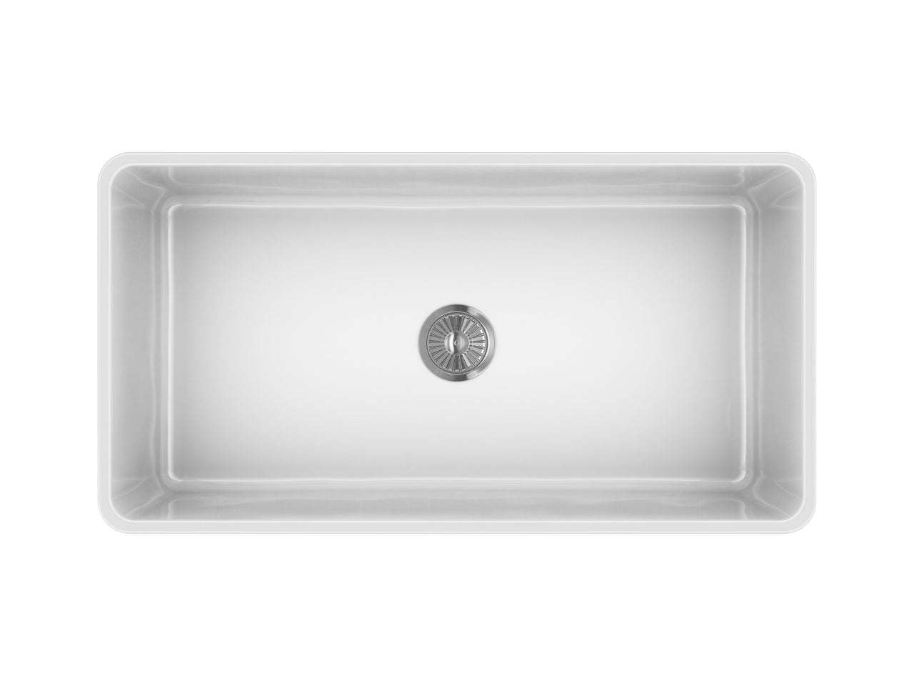 Latoscana 36" LTW3619W Farmhouse Kitchen Sink FIRECLAY Finish Kitchen Sinks Latoscana 