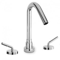 Thumbnail for Latoscana Morelllino Roman Tub With Lever Handles In A Chrome touch on bathroom sink faucets Latoscana 