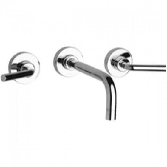 Latoscana Morellino Wall Mounted Bathroom faucet in Chrome touch on bathroom sink faucets Latoscana 