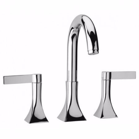 Latoscana Elix Roman Tub With Lever Handles In A Chrome Finish bathtub faucets Latoscana 