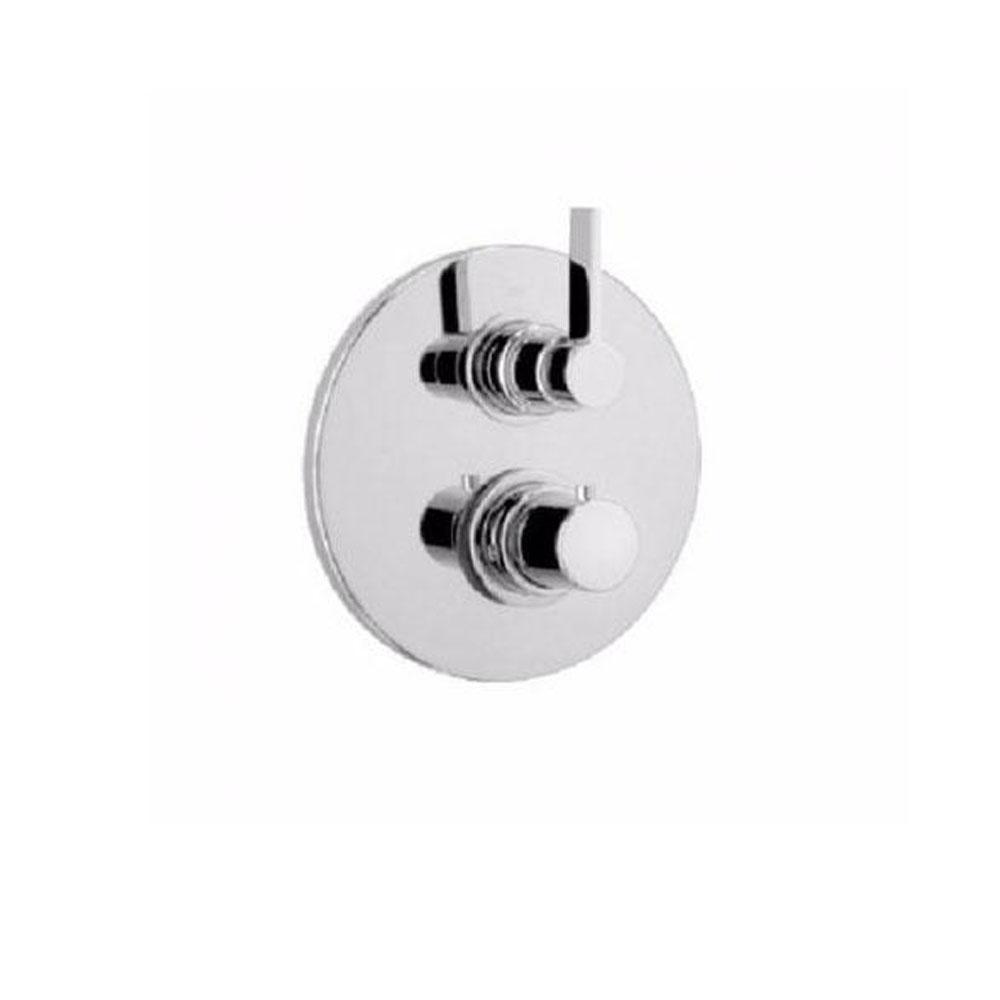 Latoscana Elix Thermostatic Valve With 2 Way Diverter In A Chrome Finish bathroom fixture hardware parts Latoscana 