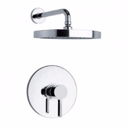 Latoscana Elix Pressure Balance Valve Shower Set In A Chrome Finish bathtub and showerhead faucet systems Latoscana 