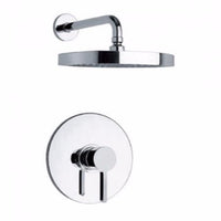 Thumbnail for Latoscana Elix Pressure Balance Valve Shower Set In A Brushed Nickel Finish bathtub and showerhead faucet systems Latoscana 
