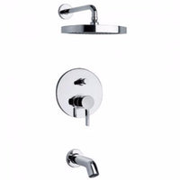 Thumbnail for Latoscana Elix Pressure Balance Valve Tub In Brushed Nickel Finish bathtub and showerhead faucet systems Latoscana 