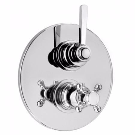 Latoscana Firenze Thermostatic Valve With 3/4" Ceramic Disc In Chrome finish Shower Mixture Latoscana 
