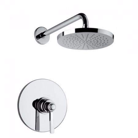 Latoscana Firenze Pressure Balance Valve Shower Set In Chrome finish bathtub and showerhead faucet systems Latoscana 