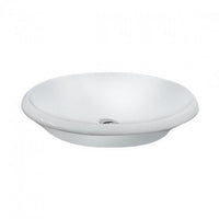 Thumbnail for Latoscana Oval Porcelain Bathroom Vessel Sink white Vessel Sink Latoscana 