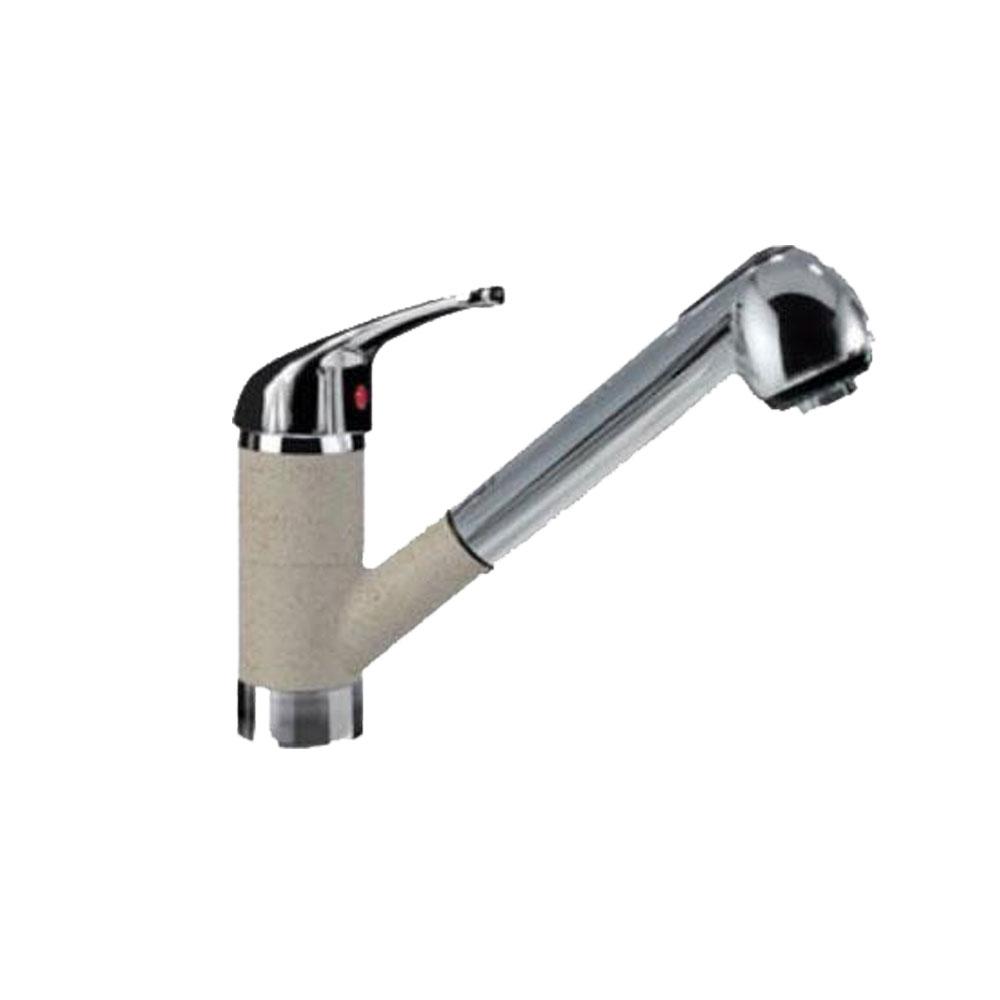 Latoscana Mixbix Single Handle Pull-Out Kitchen Faucet In Milk White Kitchen faucet Latoscana 