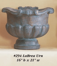 Thumbnail for LaBrea Urn Cast Stone Outdoor Garden Planter Planter Tuscan 