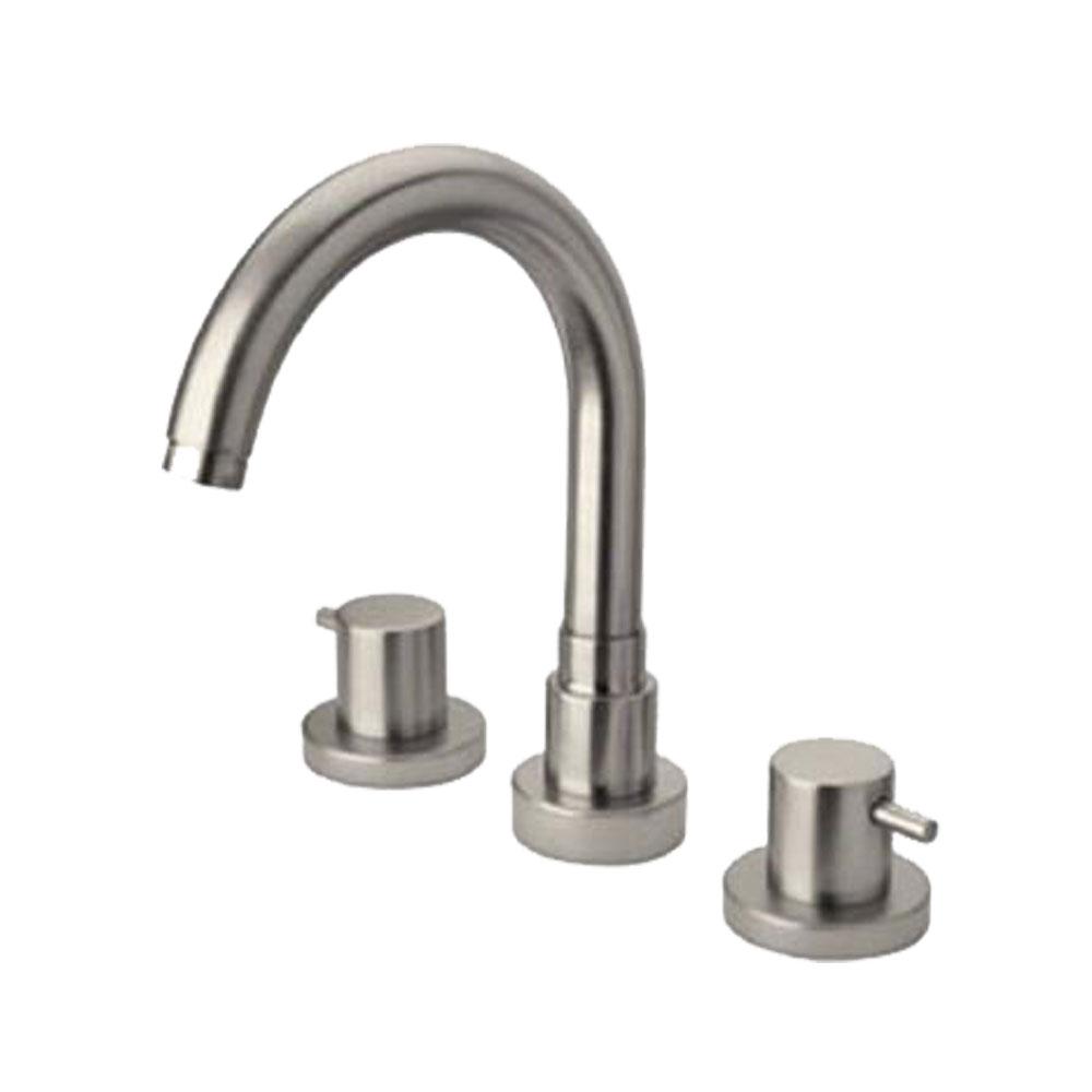 Latoscana Elba Roman Tub With Lever Handles In A Brushed Nickel Finish bathtub and showerhead faucet systems Latoscana 