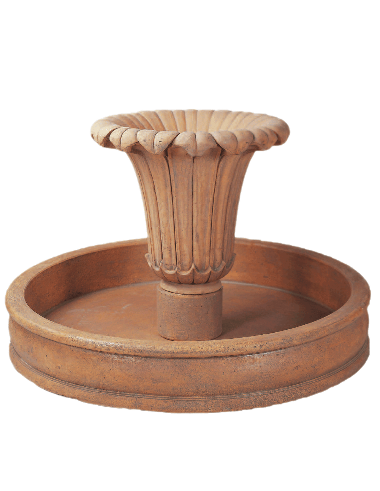 Lillium Pond Cast Stone Outdoor Garden Fountains Fountain Tuscan 