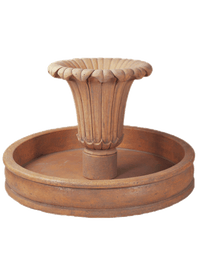 Thumbnail for Lillium Pond Cast Stone Outdoor Garden Fountains Fountain Tuscan 