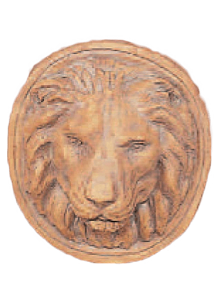 Lion Head Cast Stone Outdoor Asian Collection Wall Ornament Tuscan 