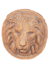 Thumbnail for Lion Head Cast Stone Outdoor Asian Collection Wall Ornament Tuscan 