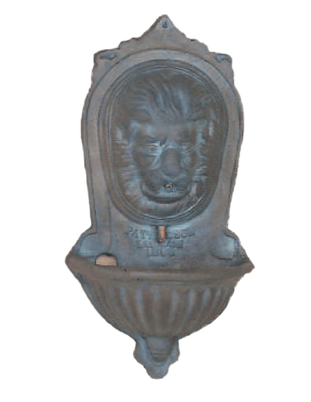 London Lionbead Wall Cast Stone Outdoor Garden Fountains With Spout Fountain Tuscan 