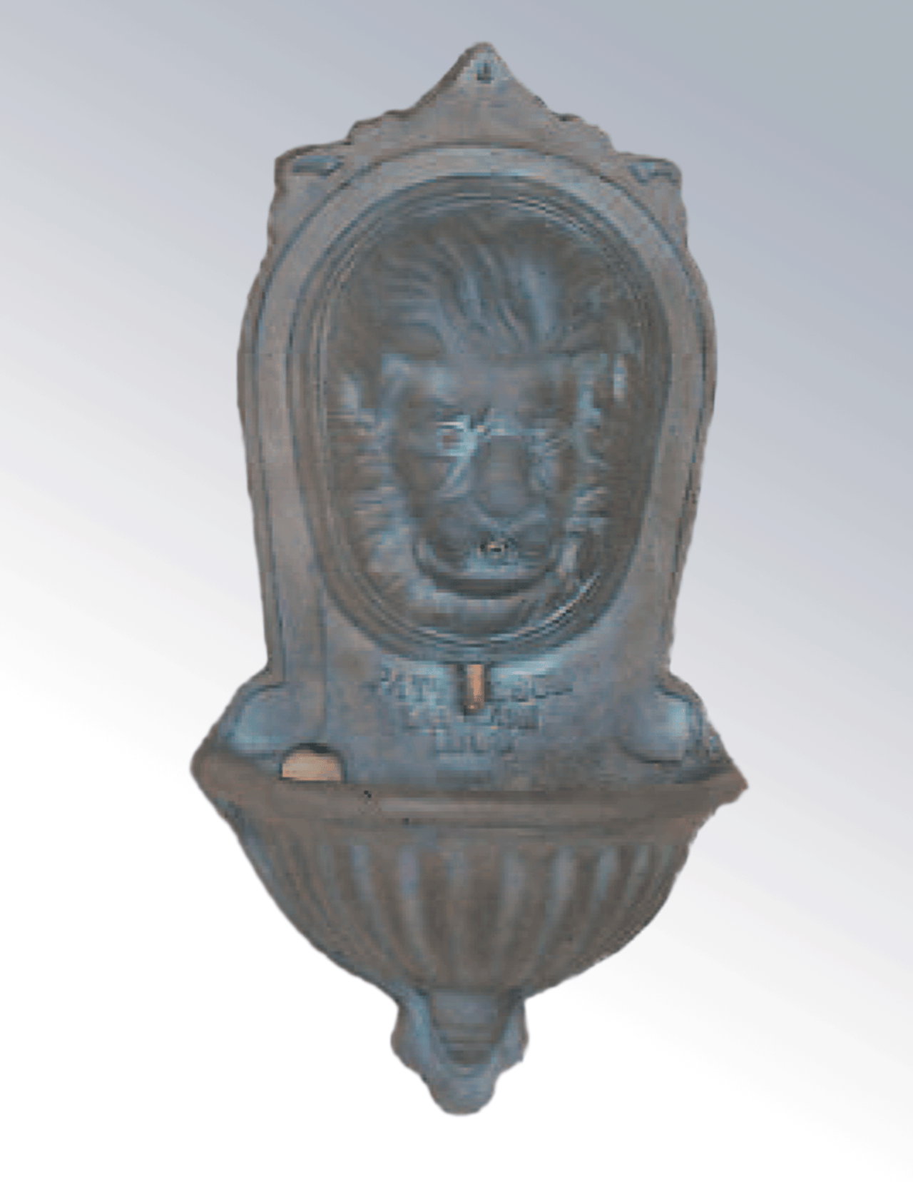 London Lionbead Wall Cast Stone Outdoor Garden Fountains With Spout Fountain Tuscan 