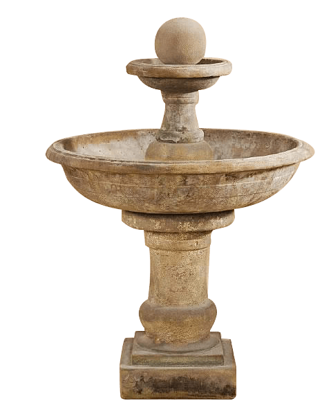 Lorena Outdoor Cast Stone Garden Fountain Fountain Tuscan 