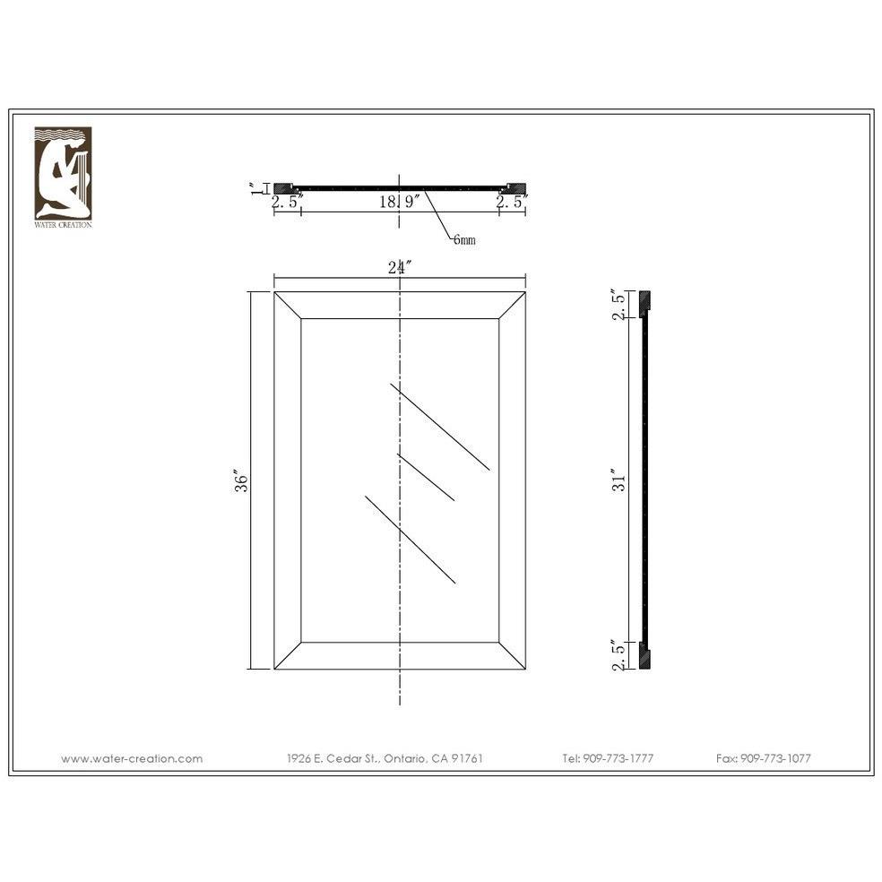 Madalyn 30" Solid White Single Sink Bathroom Vanity With Matching Framed Mirror Vanity Water Creation 