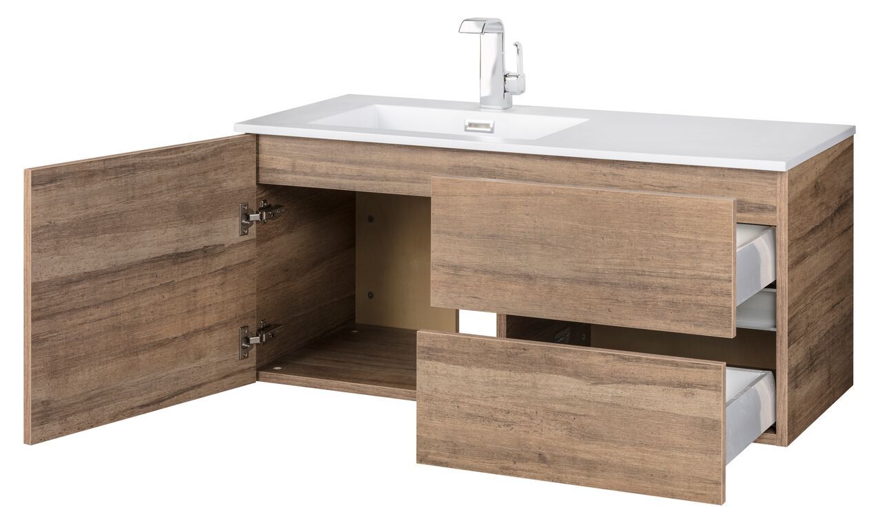 Beachwood Collection 42" Wall Mount Modern Bathroom Vanity - Shanshu By Cutler Cutler Kitchen & Bath Vanity 