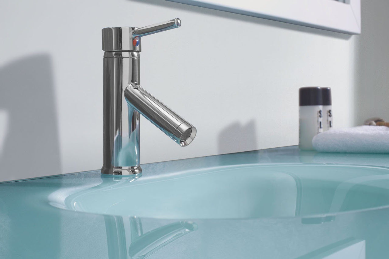 Virtu USA Ava 55" Single Round Sink White Top Vanity with Brushed Nickel Faucet and Mirror Vanity Virtu USA 