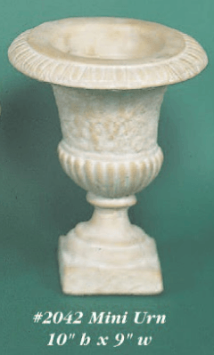 Mini Urn Cast Stone Outdoor Garden Planter Planter Tuscan 