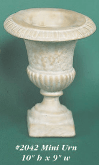Thumbnail for Mini Urn Cast Stone Outdoor Garden Planter Planter Tuscan 