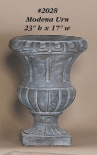Thumbnail for Modena Urn Cast Stone Outdoor Garden Planter Planter Tuscan 